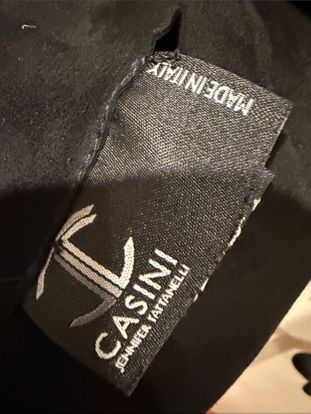 Italian Reversible Leather Jacket with Ruffles - Picture 6 of 14